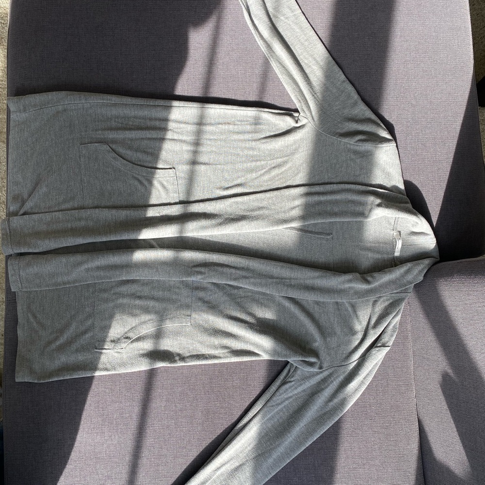 Gray Long Sleeve Cardigan